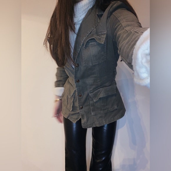 Green aviator jacket - Picture 2 of 2